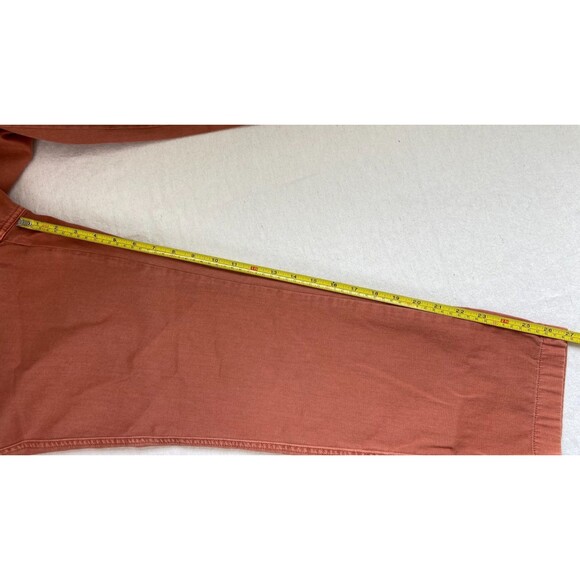 EUC J.Crew Chino Pants Womens Size 8 Burnt Orange Rust Earth Casual Fall Cotton - Picture 8 of 11